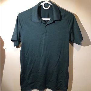Lululemon green blue polo